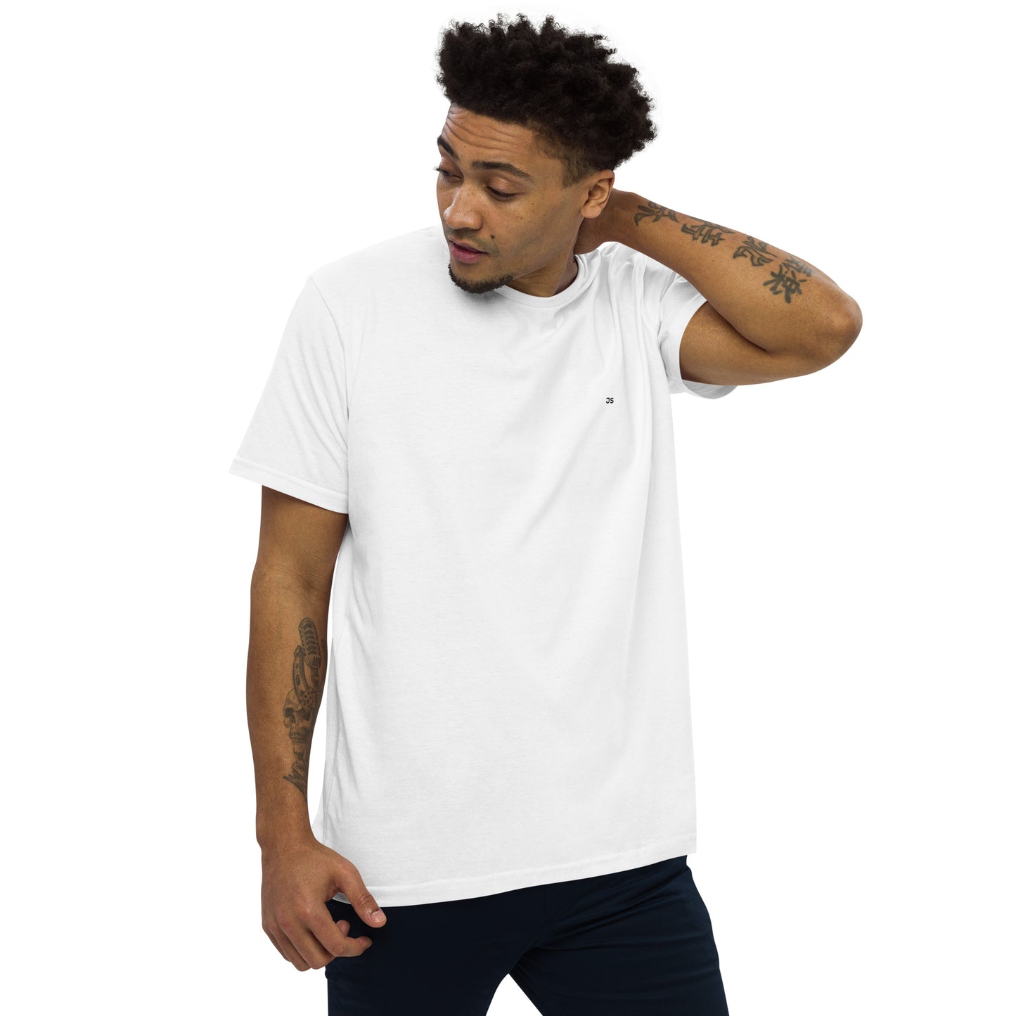 Men's fitted straight cut t-shirt