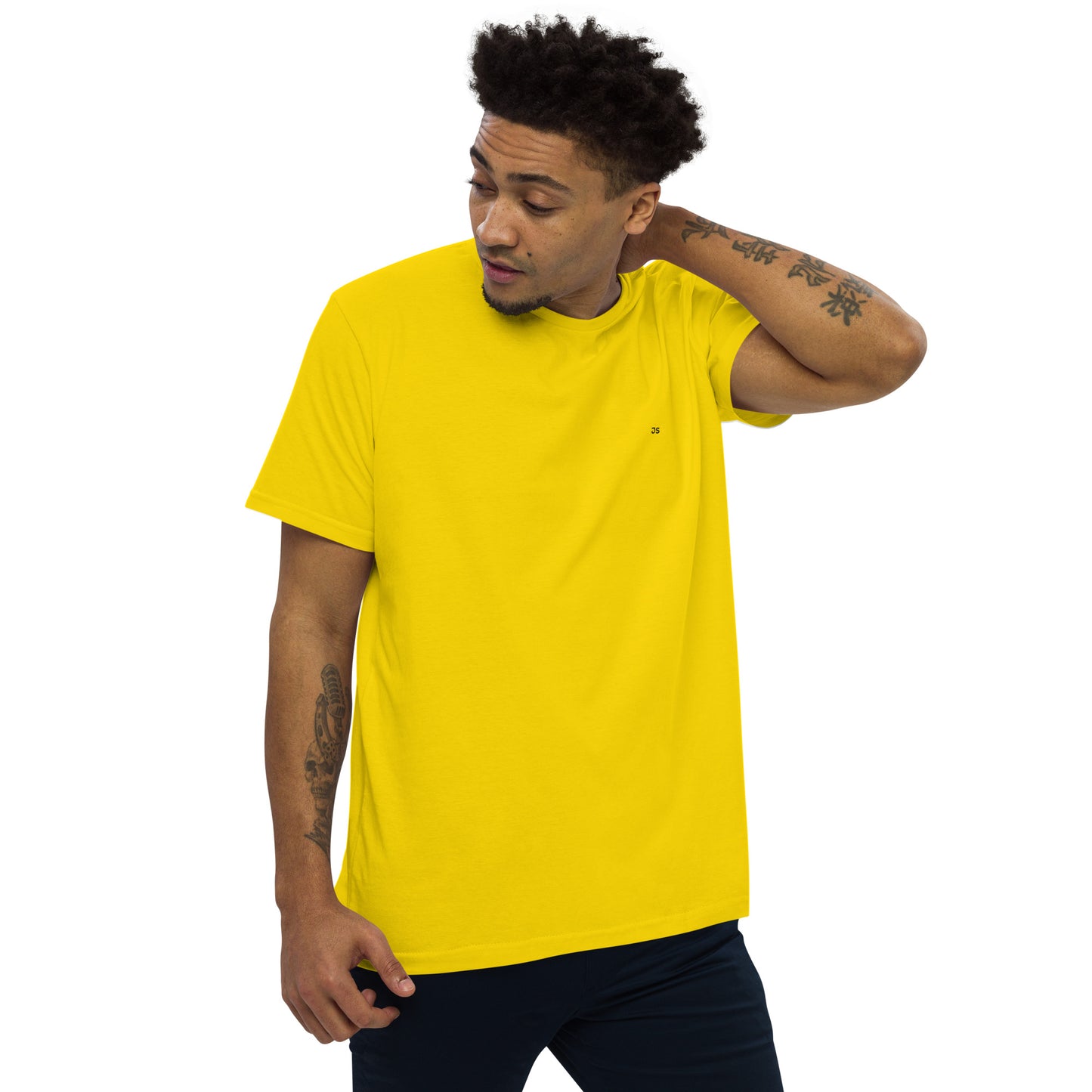 Men's fitted straight cut t-shirt