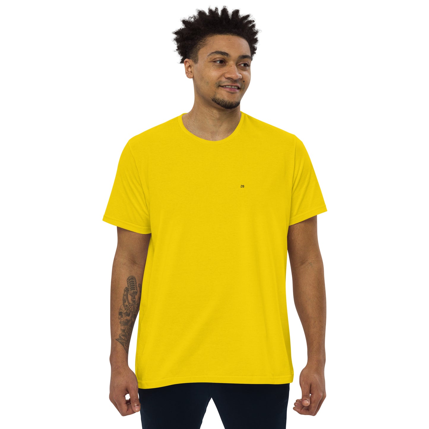 Men's fitted straight cut t-shirt