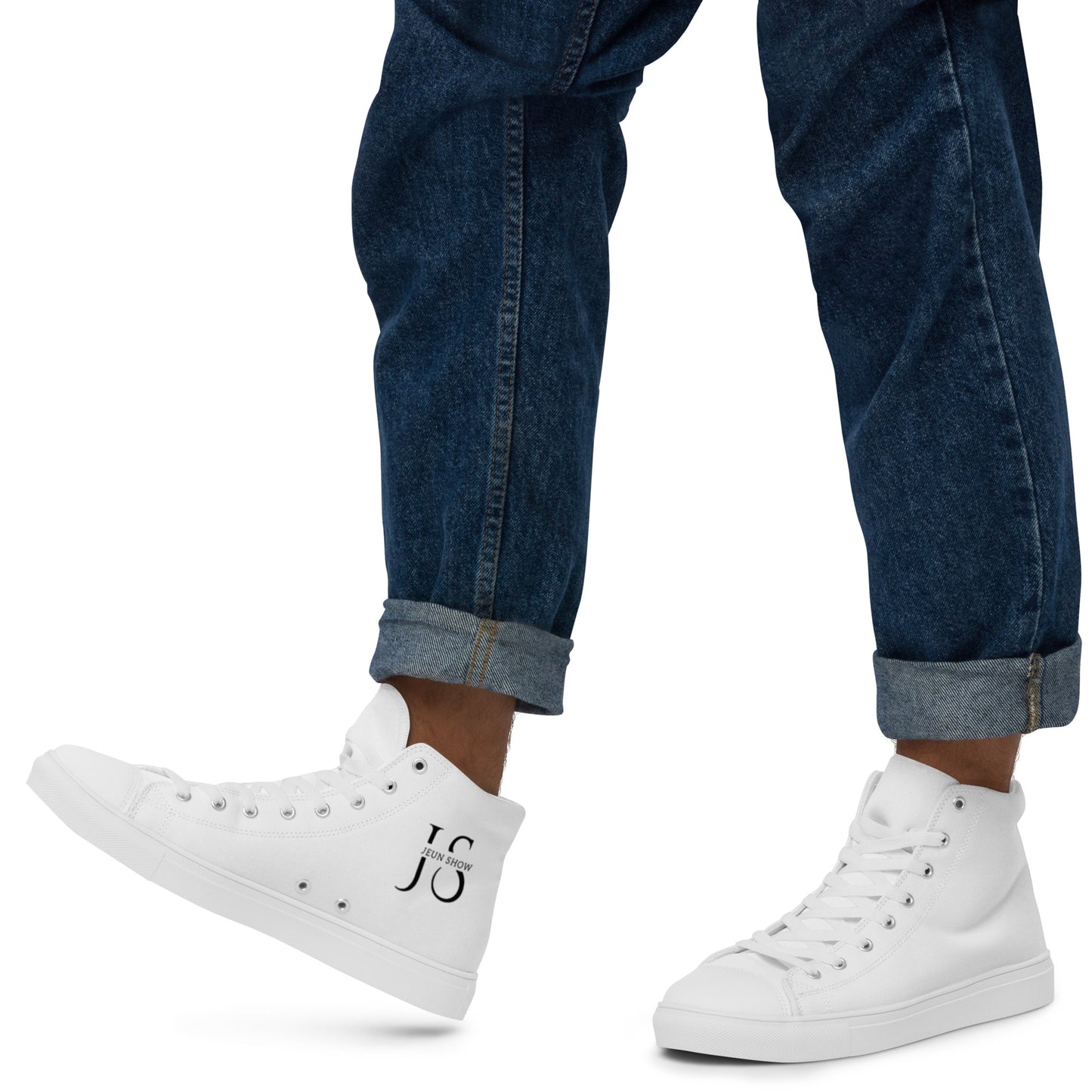 Men’s high top canvas shoes