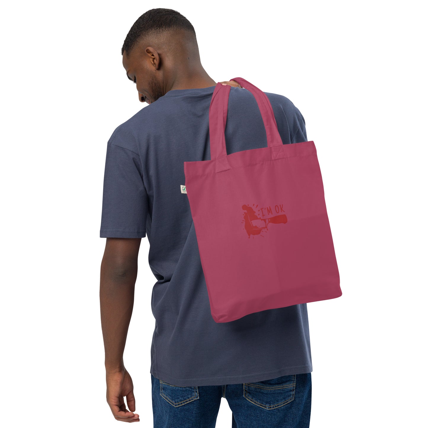 Organic fashion tote bag