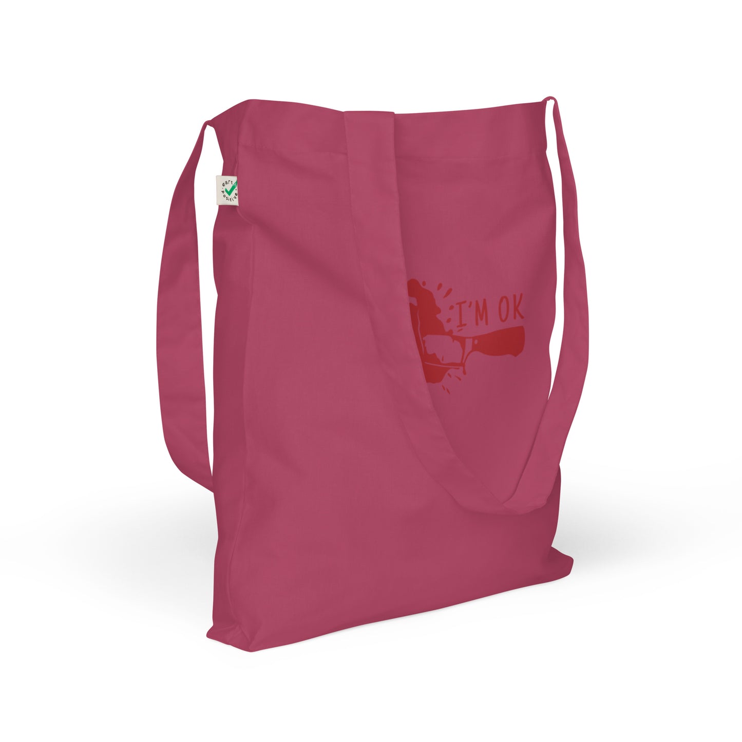 Organic fashion tote bag