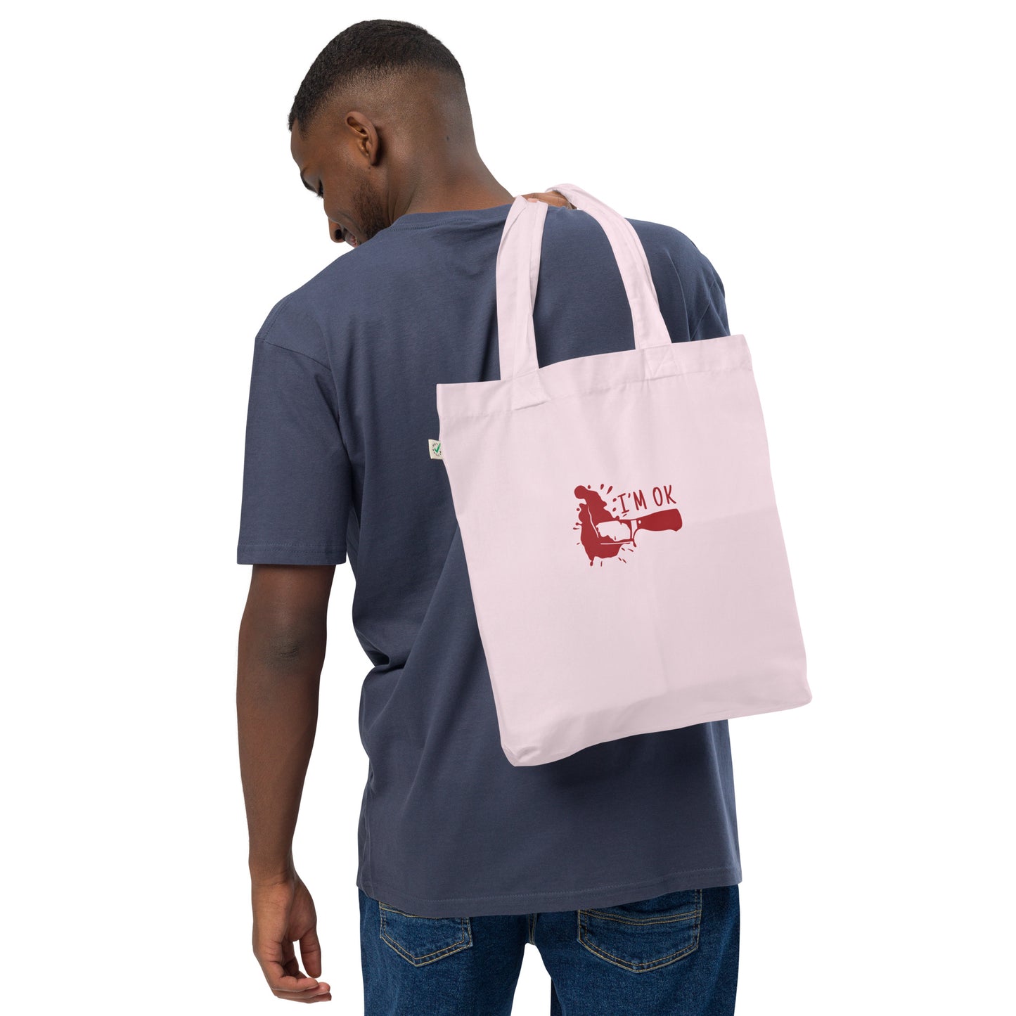 Organic fashion tote bag