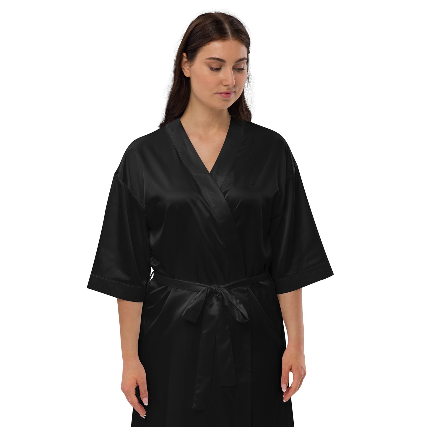 Satin robe