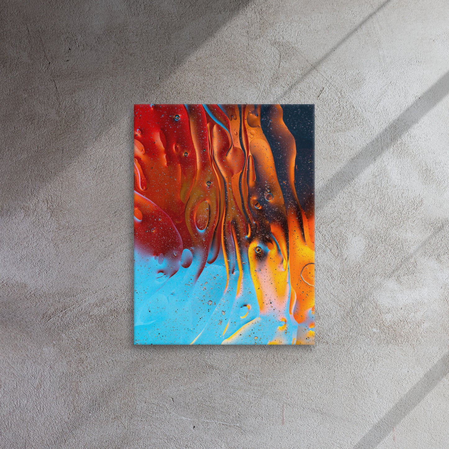 Abstract art on canvas