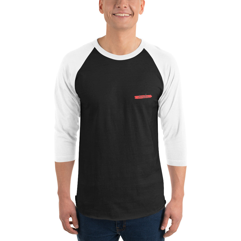 3/4 sleeve raglan shirt