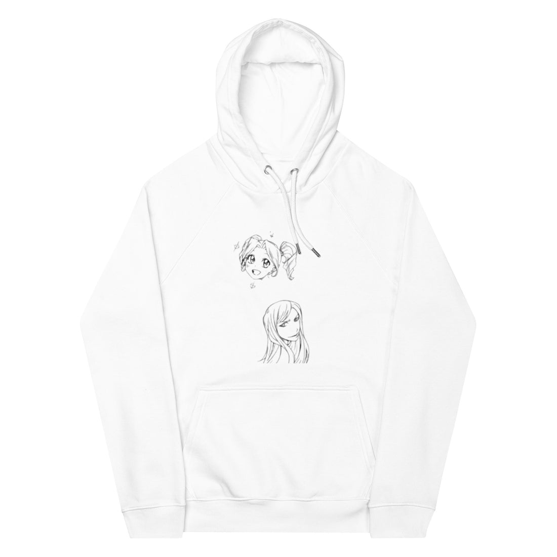 Unisex eco raglan hoodie