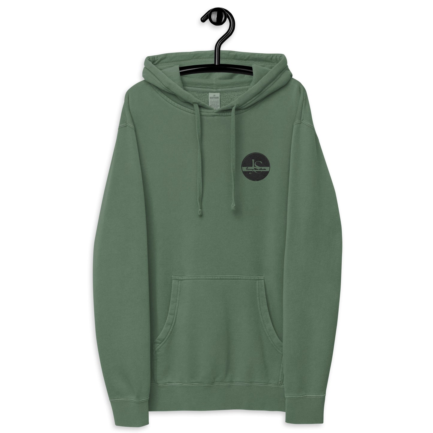 Unisex pigment-dyed hoodie