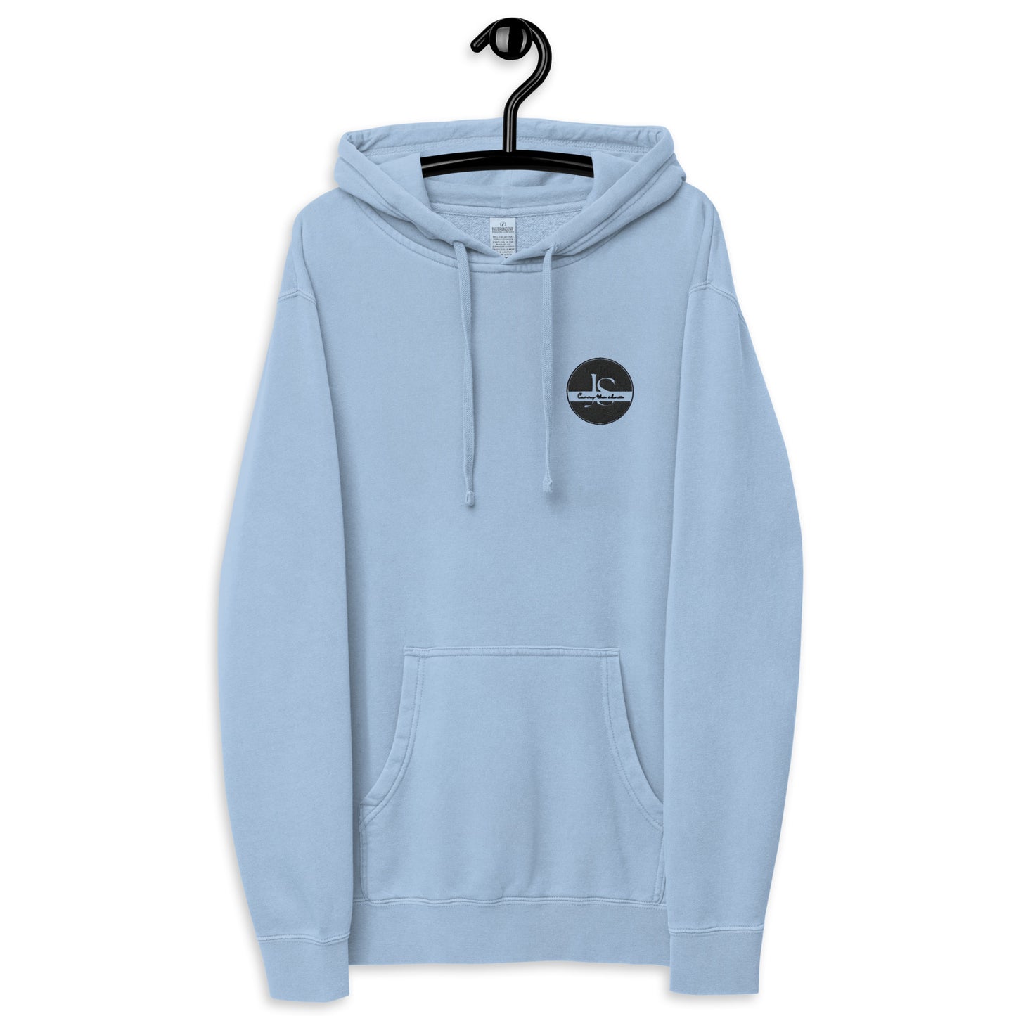 Unisex pigment-dyed hoodie