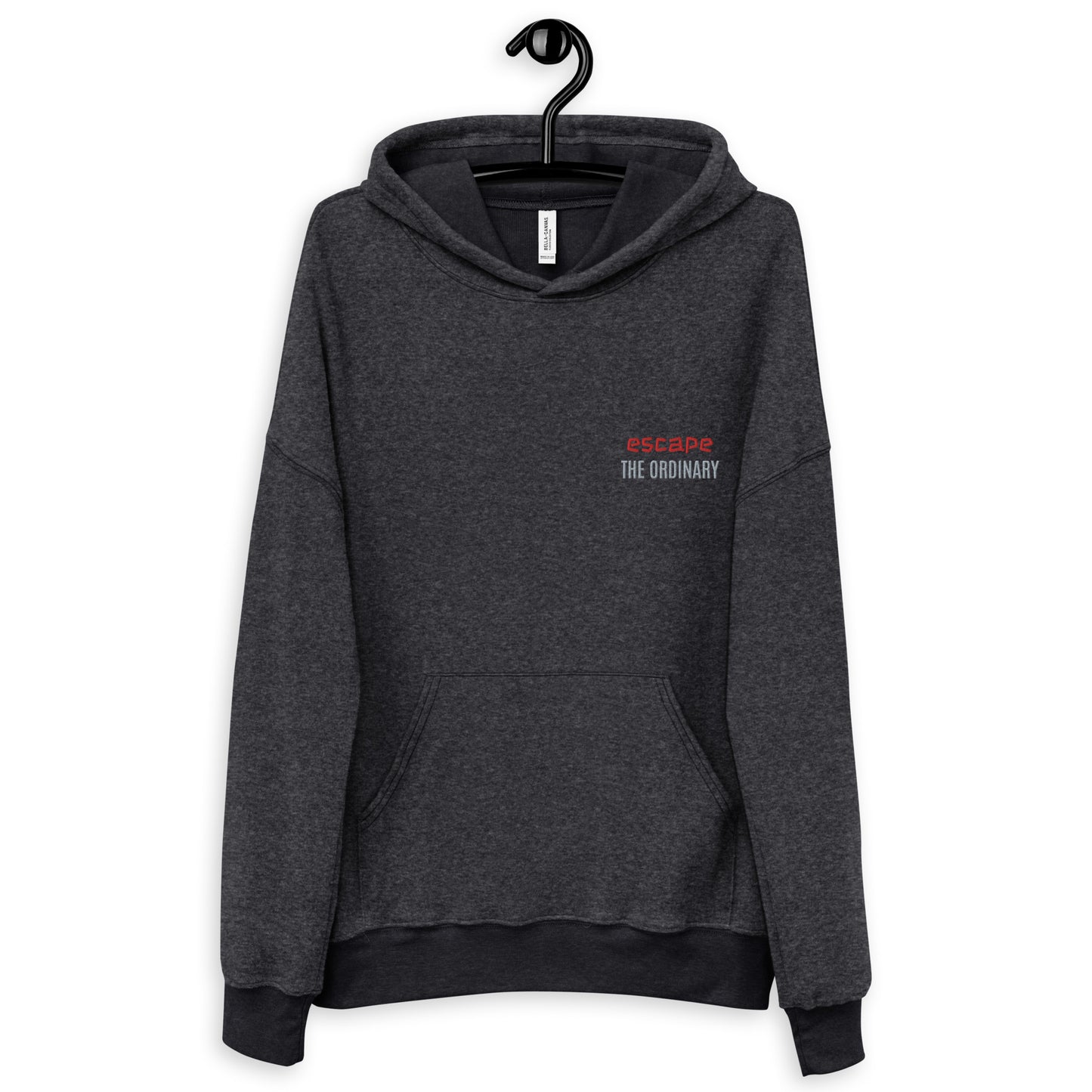 Unisex sueded fleece hoodie