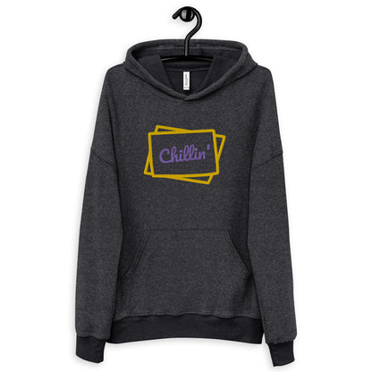 Unisex sueded fleece hoodie