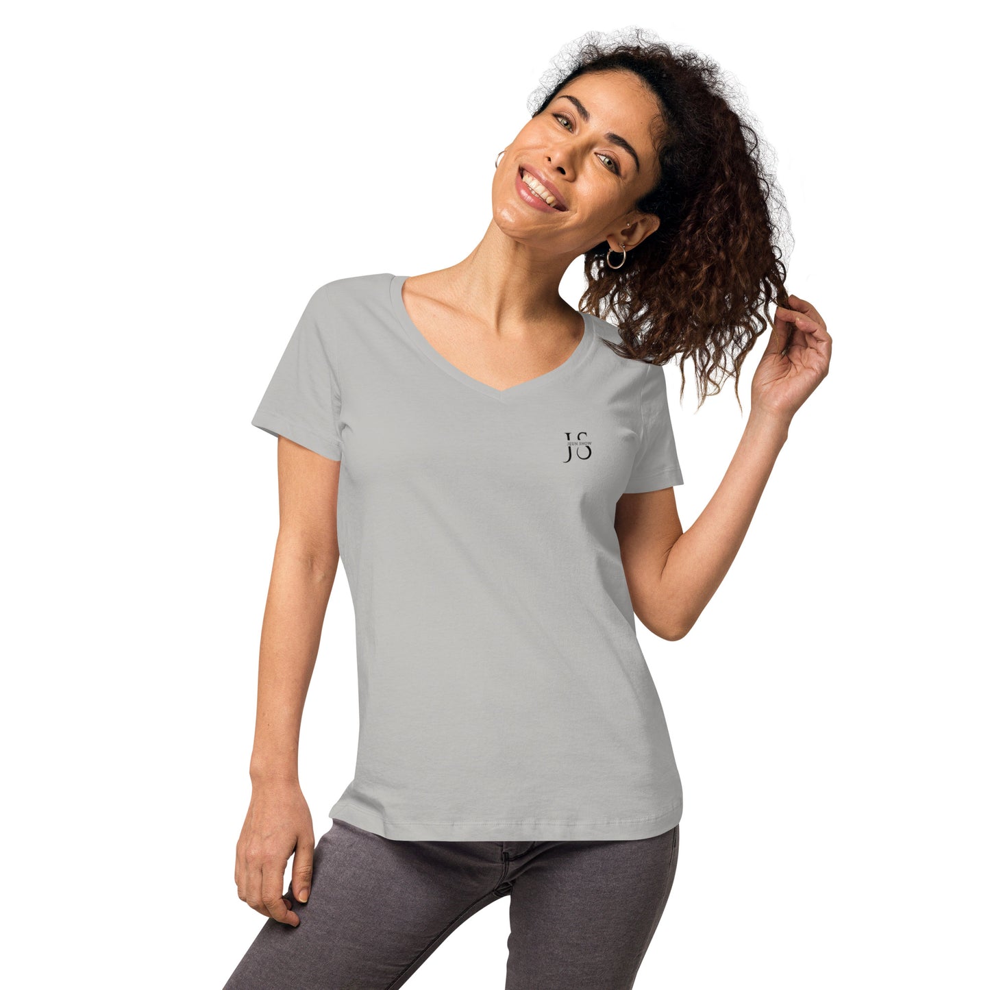 Women’s fitted v-neck t-shirt