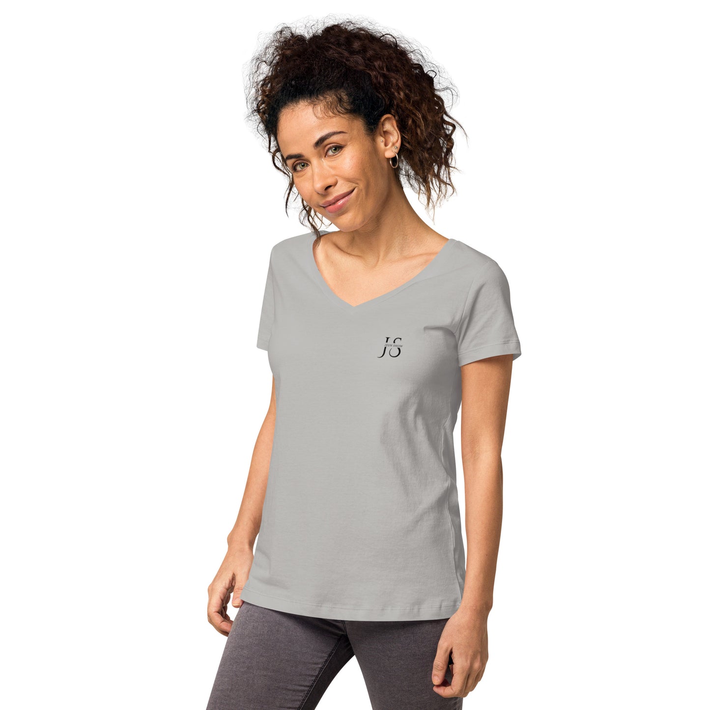 Women’s fitted v-neck t-shirt