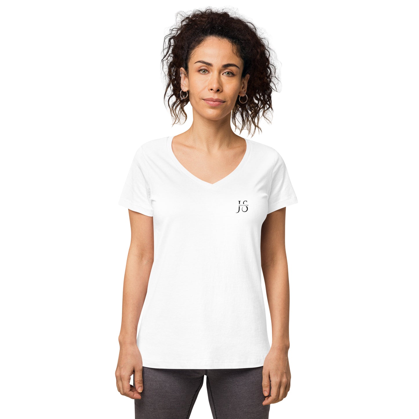 Women’s fitted v-neck t-shirt